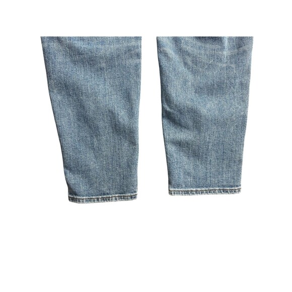 Chico's Boyfriend Ankle Jeans  Size 8r (1) Light Wash Stretch Denim  Boho Casual - Picture 6 of 13